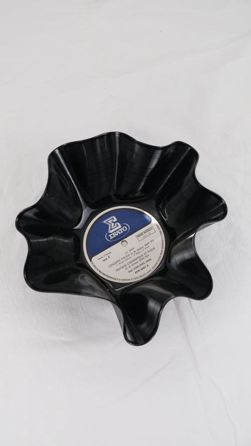 Bach vinyl record bowl | upcycled en handgevormd