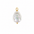 Flat baroque pearl