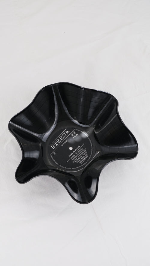 Eterna vinyl record bowl | upcycled en handgevormd