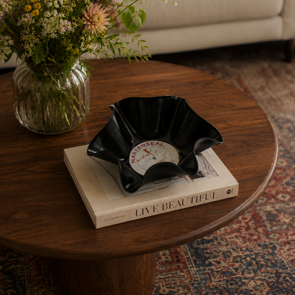 Masterseal vinyl record bowl | upcycled en handgevormd