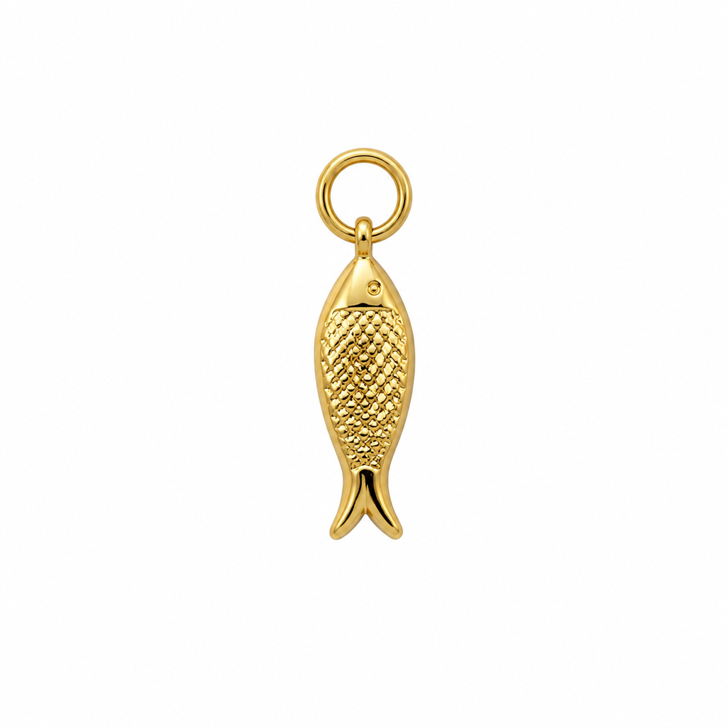Gold fish 10mm charm