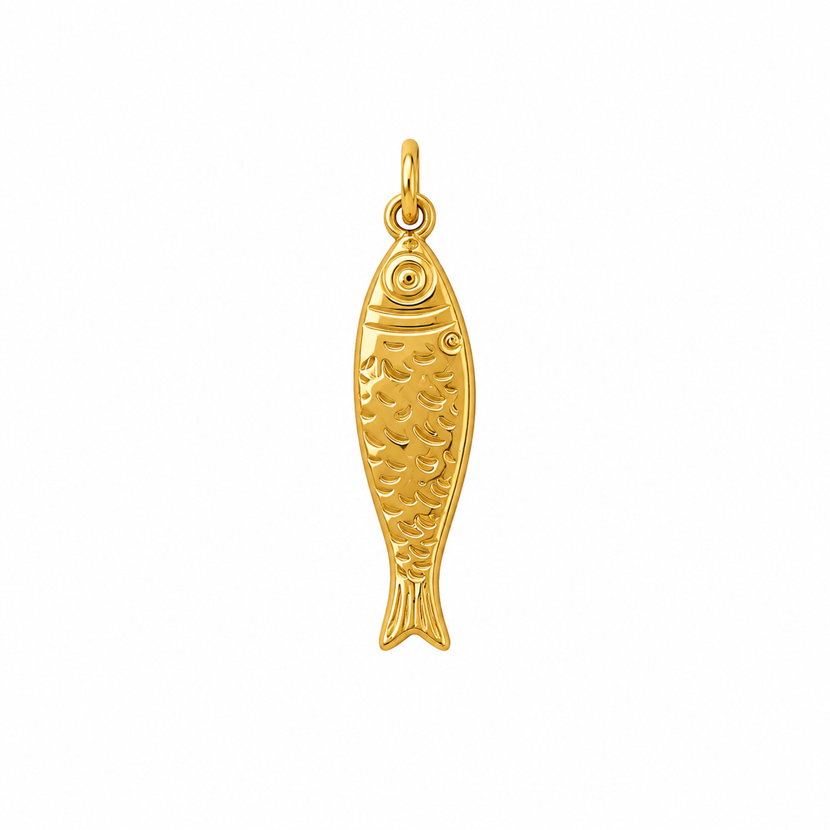Gold fish 40mm charm