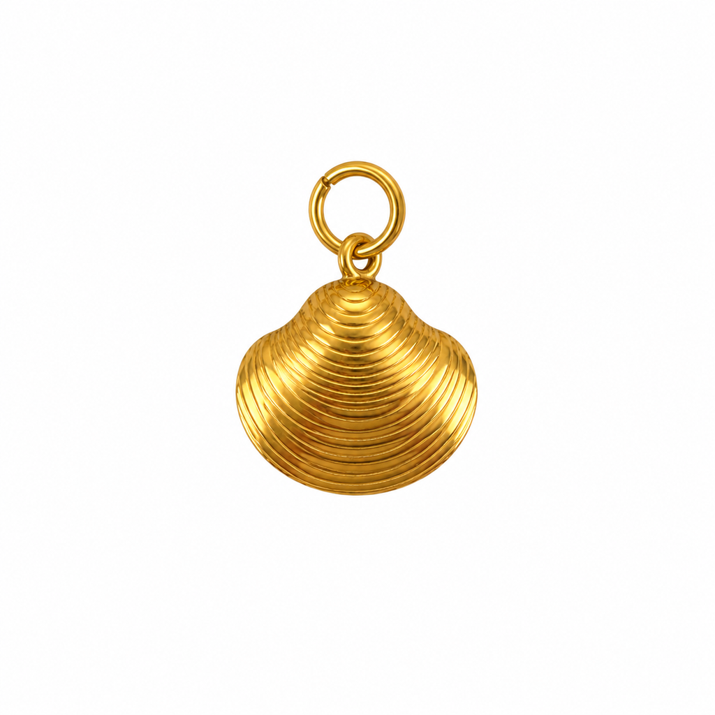 Gold shell 1 charm