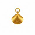 Gold shell 1 charm